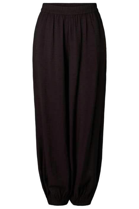Pieces bruine dames broek | Achteraanzicht
