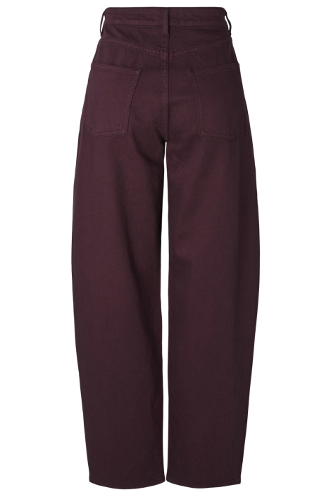 Pieces bordeaux dames jeans | Achteraanzicht
