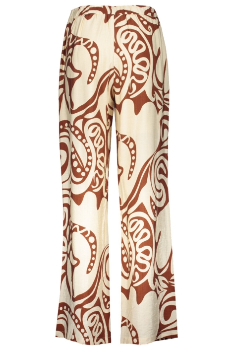 Geisha beige dames broek | Achteraanzicht