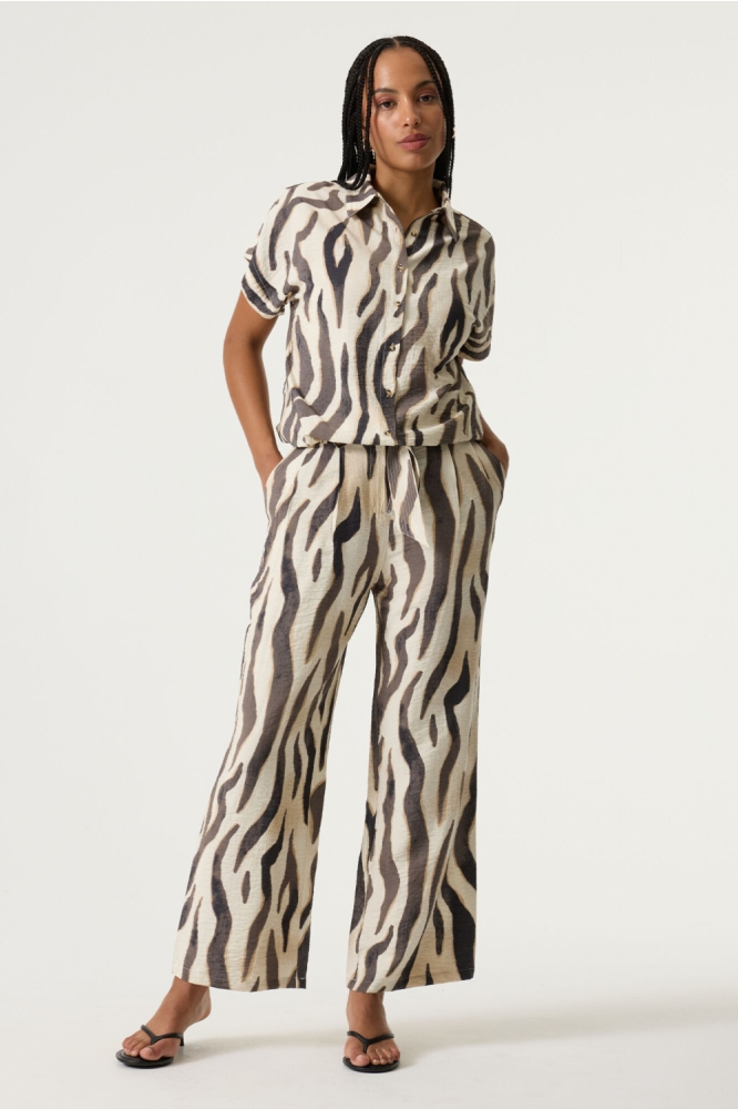 Garcia beige dames broek | Model