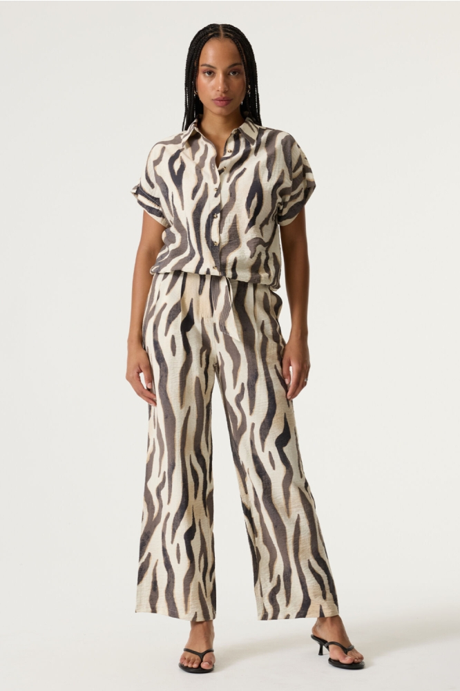 Garcia beige dames broek | Model