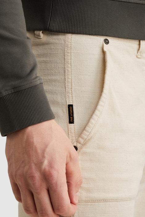 PME legend ecru heren broek | Close up