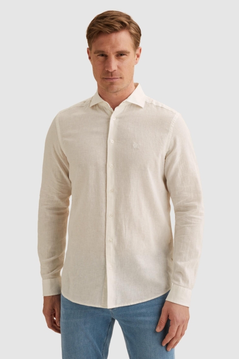 Vanguard witte heren overhemd | Model vooraanzicht