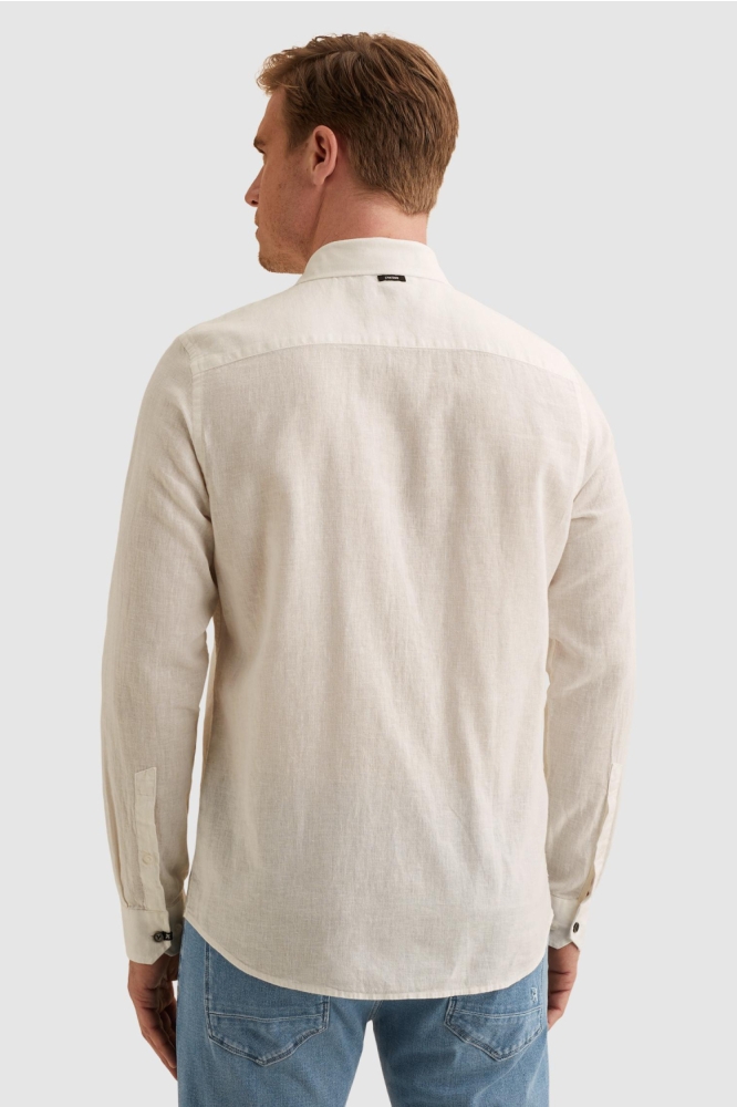 Vanguard witte heren overhemd | Model achteraanzicht