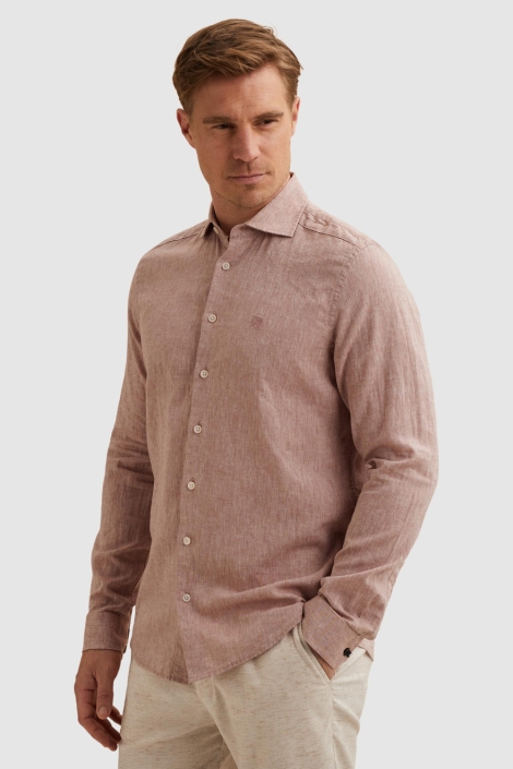 Vanguard roze heren overhemd | Model zijaanzicht