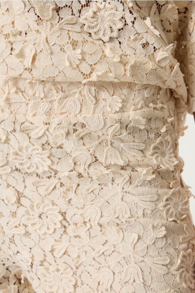 Garcia beige dames broek | Close up