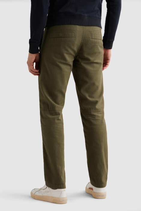 PME legend groene heren broek | Model achteraanzicht