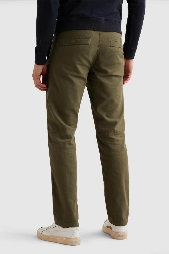 PME legend groene heren broek | Model achteraanzicht