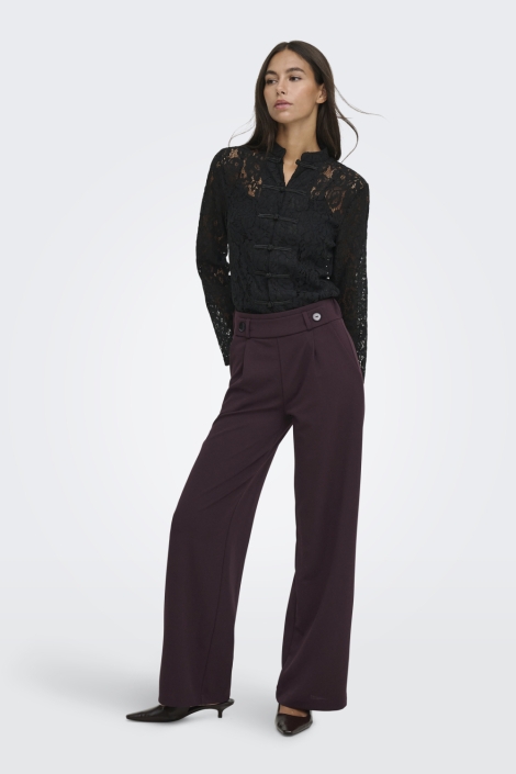 Jacqueline de Yong bordeaux dames broek | Model