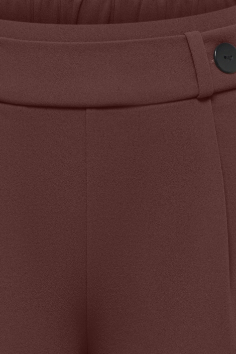 Jacqueline de Yong bruine dames broek | Close up