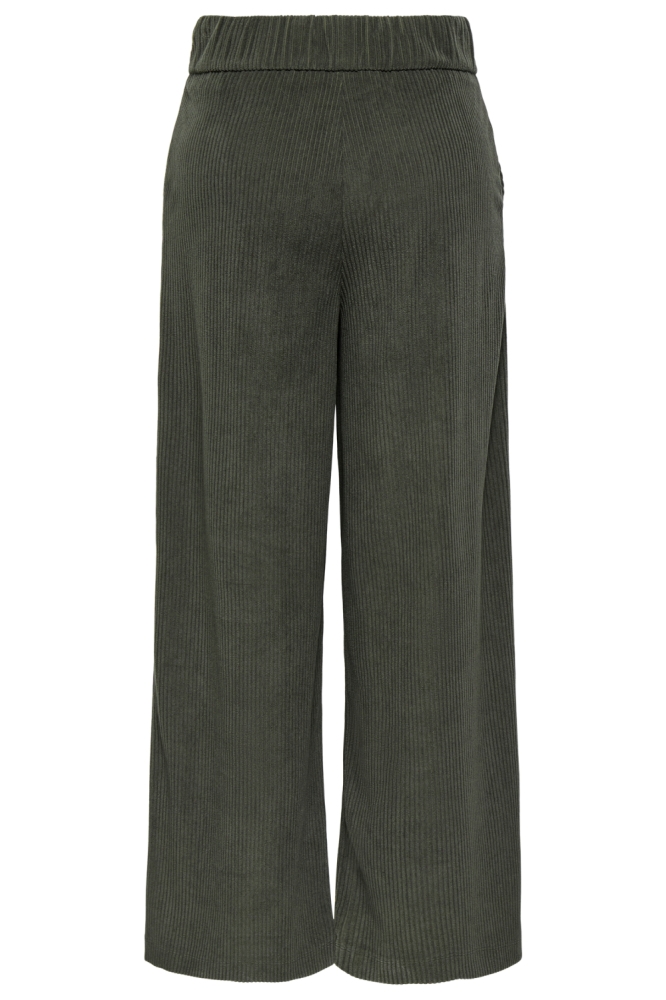 Jacqueline de Yong groene dames broek | Achteraanzicht