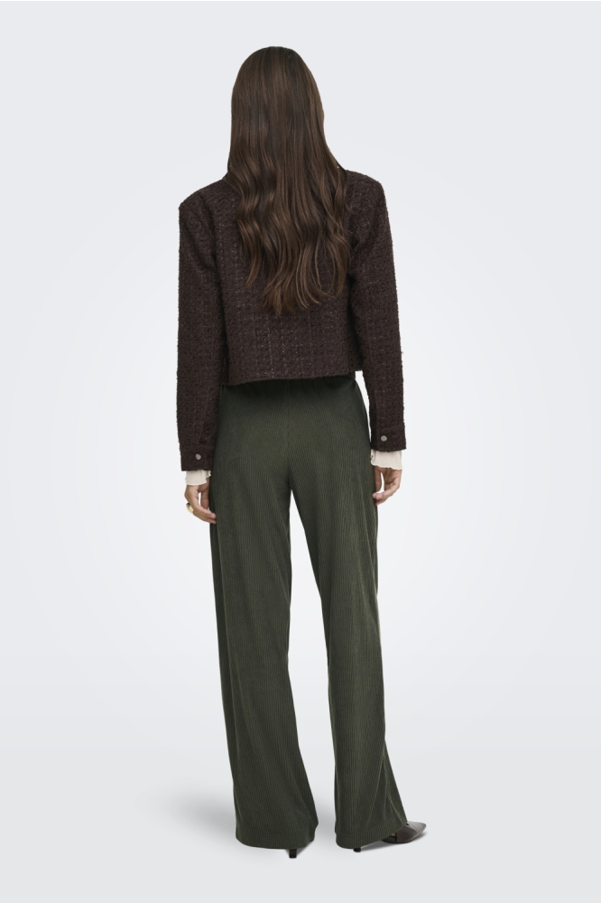 Jacqueline de Yong groene dames broek | Model