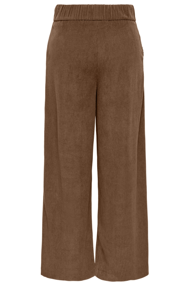Jacqueline de Yong camel dames broek | Achteraanzicht