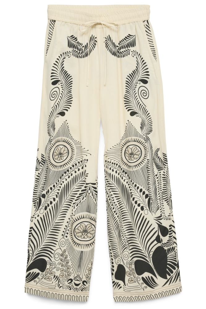 Vero Moda beige dames broek | Vooraanzicht