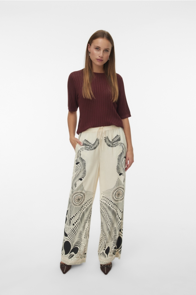 Vero Moda beige dames broek | Model