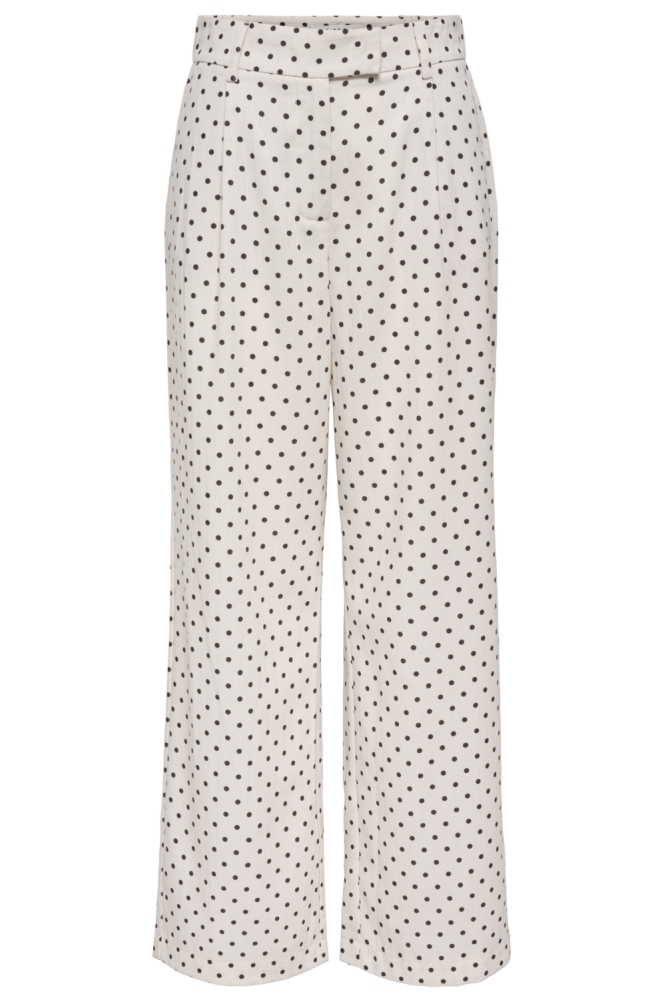 Only ecru dames broek | Vooraanzicht