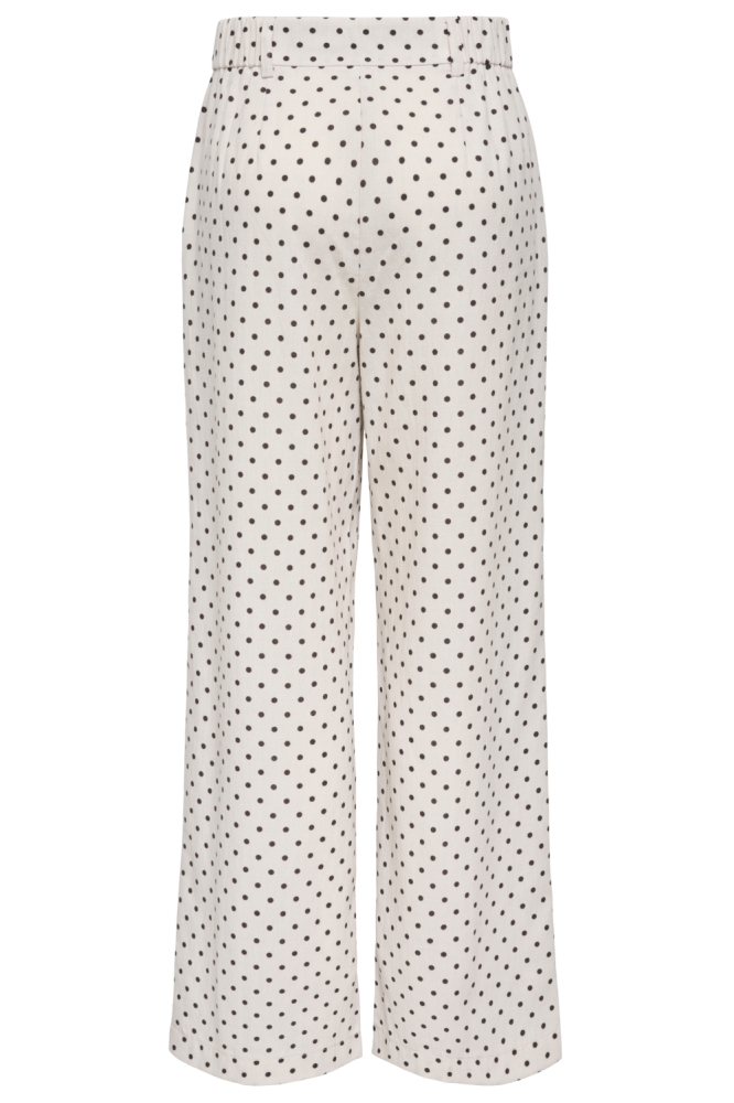 Only ecru dames broek | Achteraanzicht