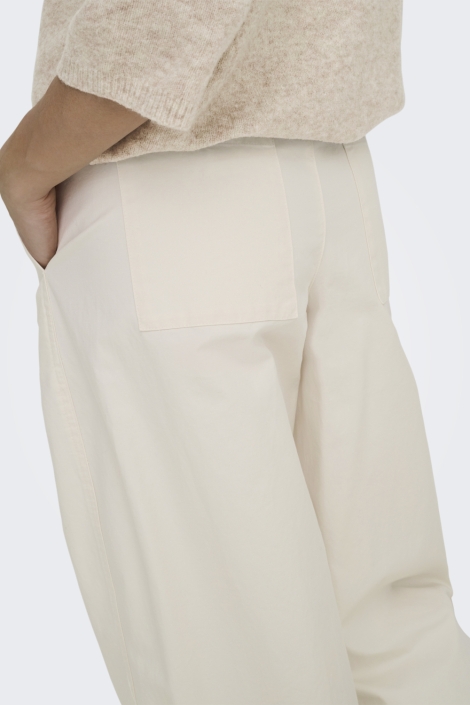 Jacqueline de Yong witte dames broek | Kleurstaal