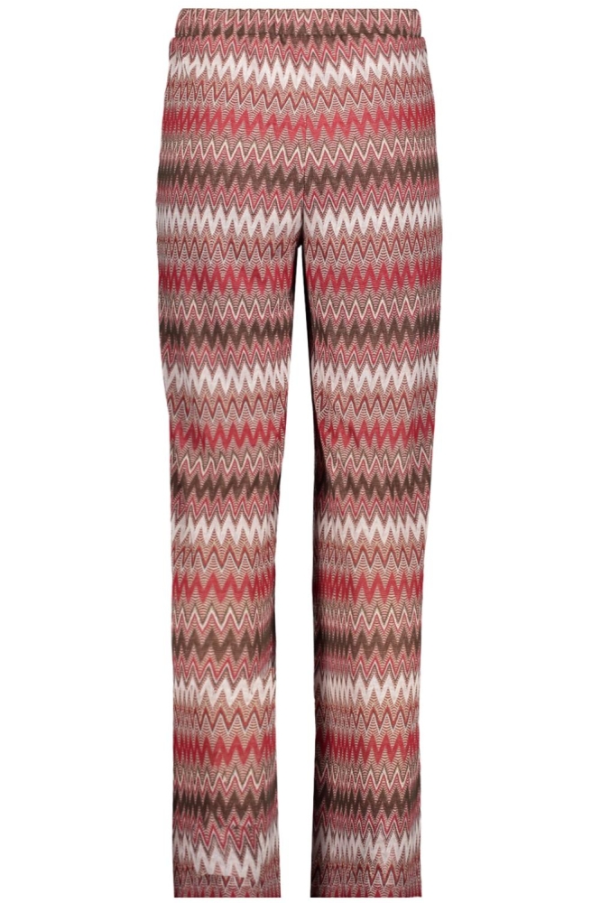 Vila rode dames broek | Achteraanzicht