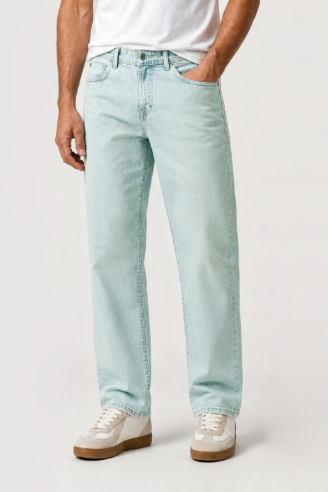Cars blauwe heren jeans | Model vooraanzicht