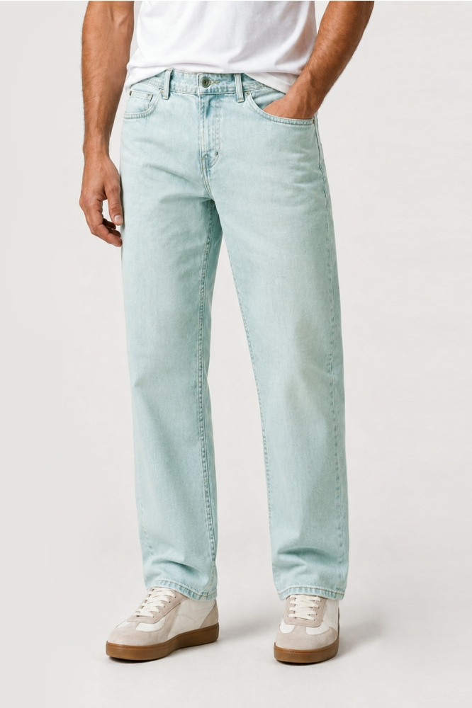 Cars blauwe heren jeans | Model vooraanzicht