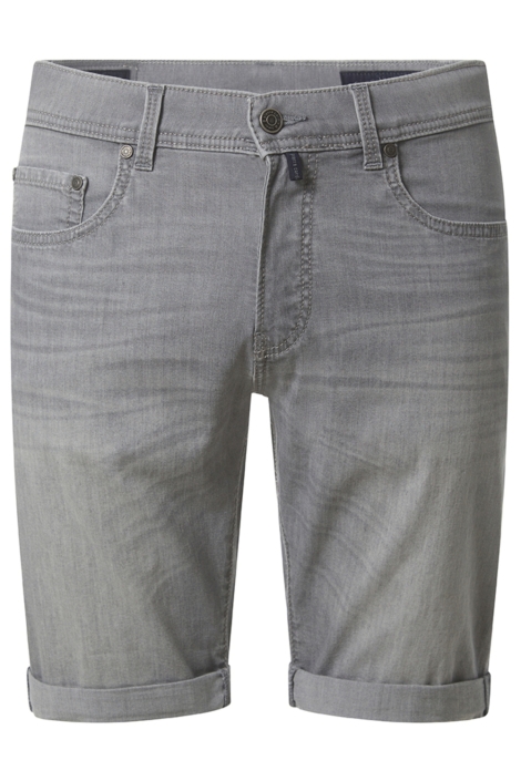 Pierre Cardin grijze heren korte broek | Vooraanzicht