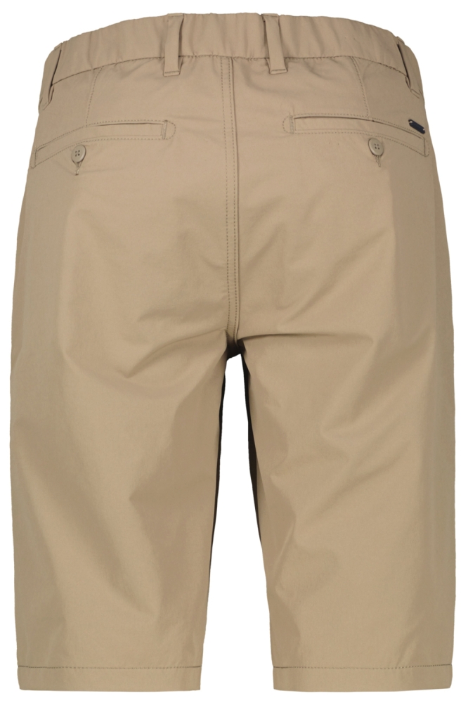 Lerros camel heren korte broek | Achteraanzicht
