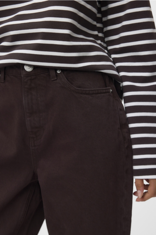 Vero Moda bruine dames jeans | Close up