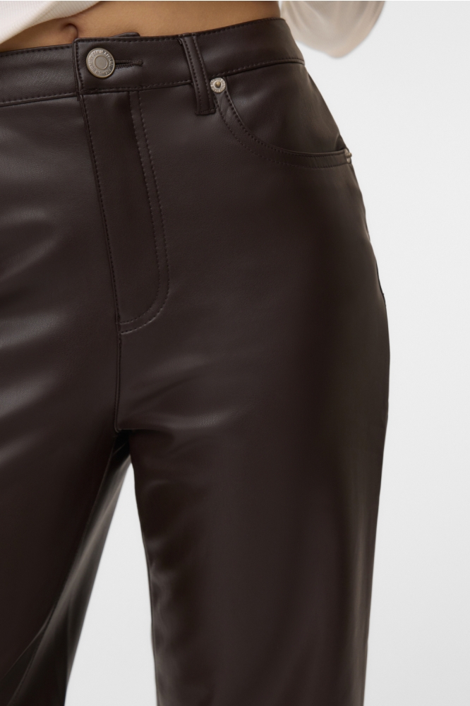 Vero Moda bruine dames broek | Close up