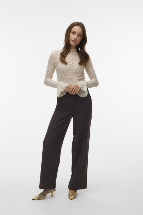 Vero Moda bruine dames broek | Model