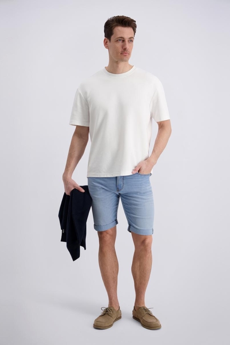 Pierre Cardin blauwe heren korte broek | Model
