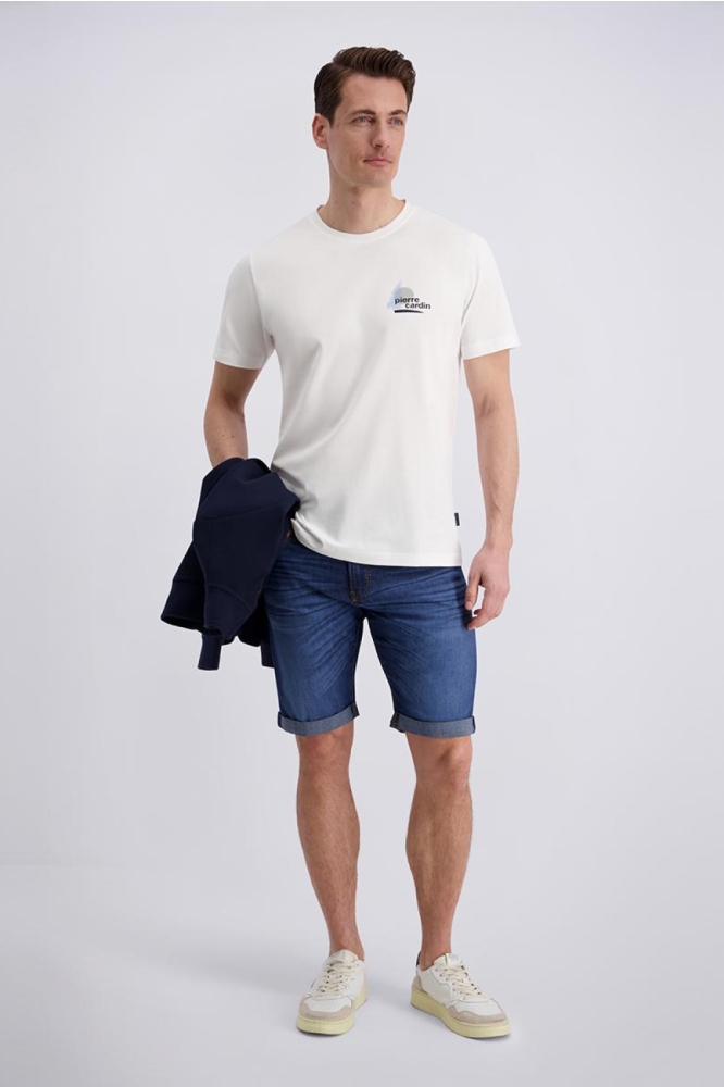 Pierre Cardin blauwe heren korte broek | Model