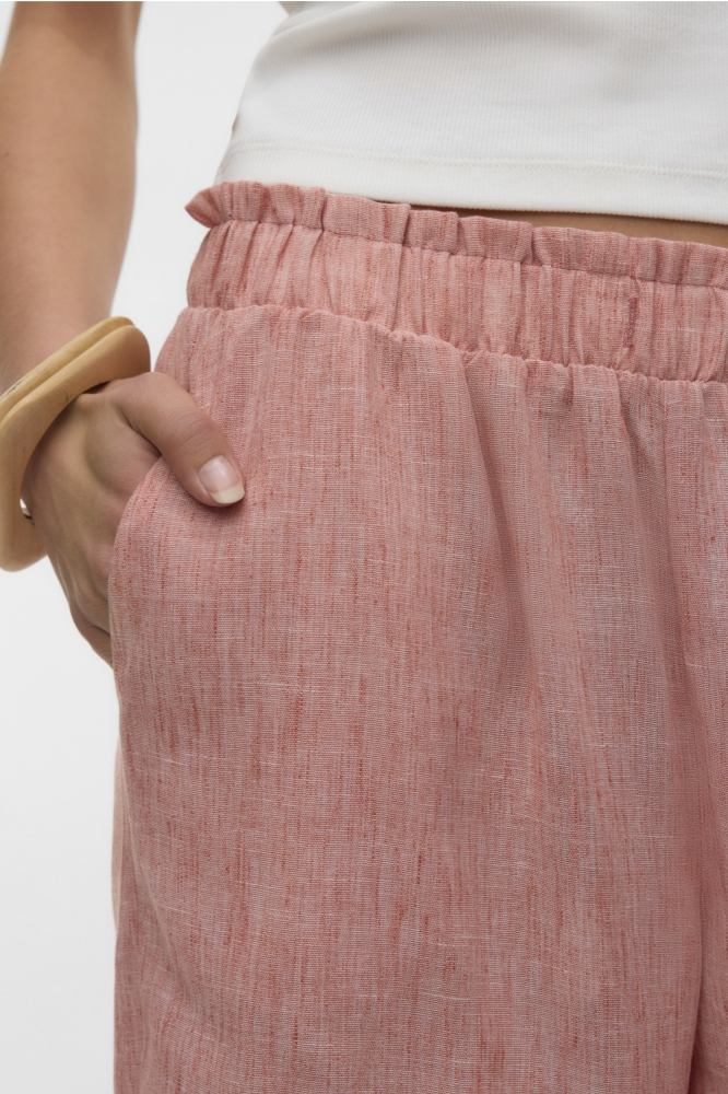 Vero Moda roze dames broek | Close up