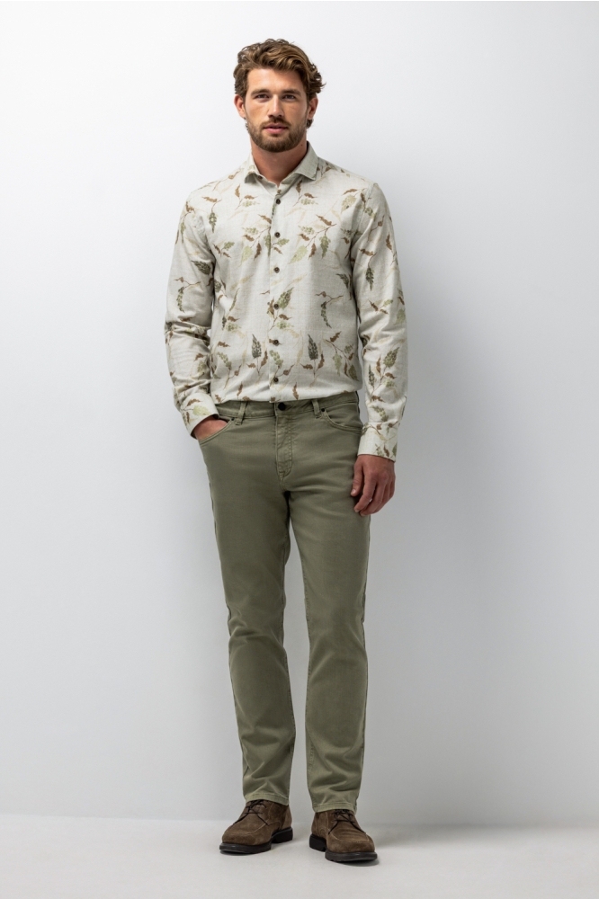 State of Art groene heren jeans | Model