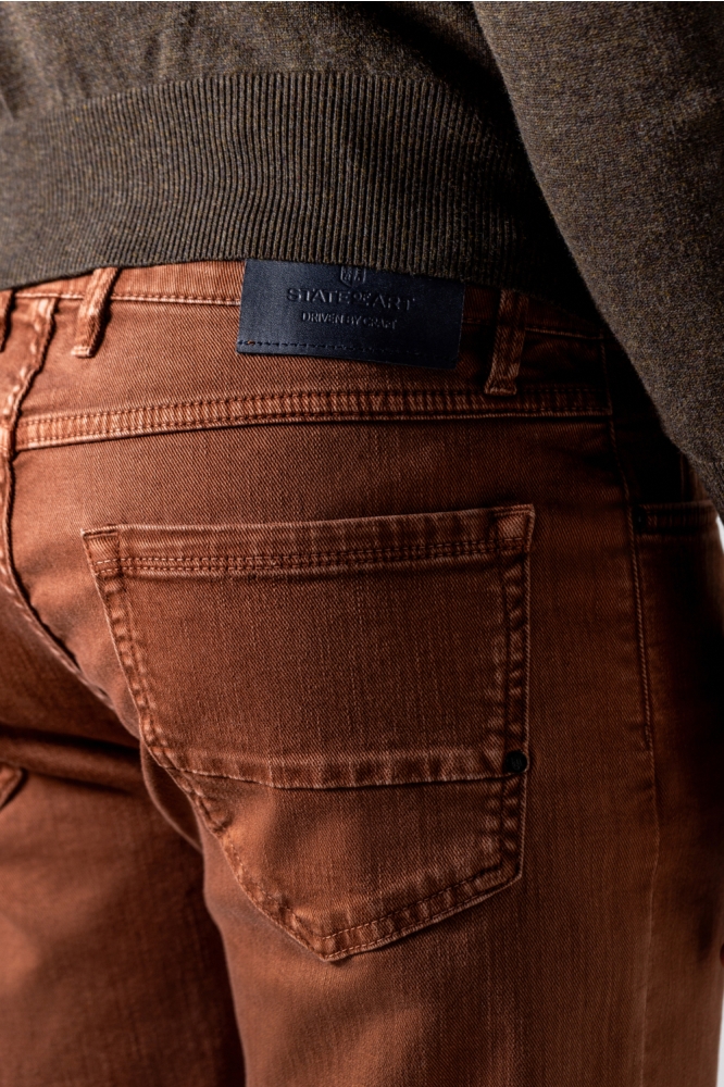 State of Art rode heren broek | Close up