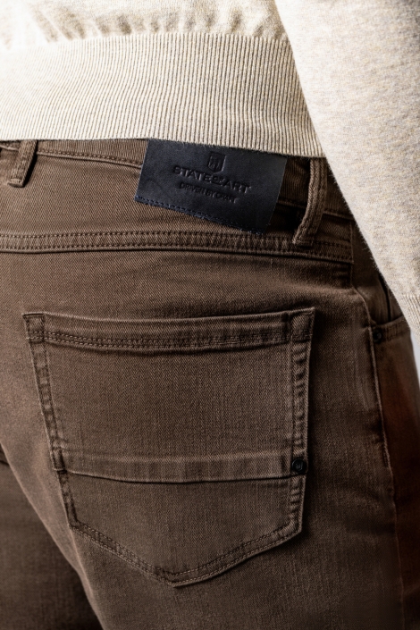 State of Art bruine heren broek | Kleurstaal