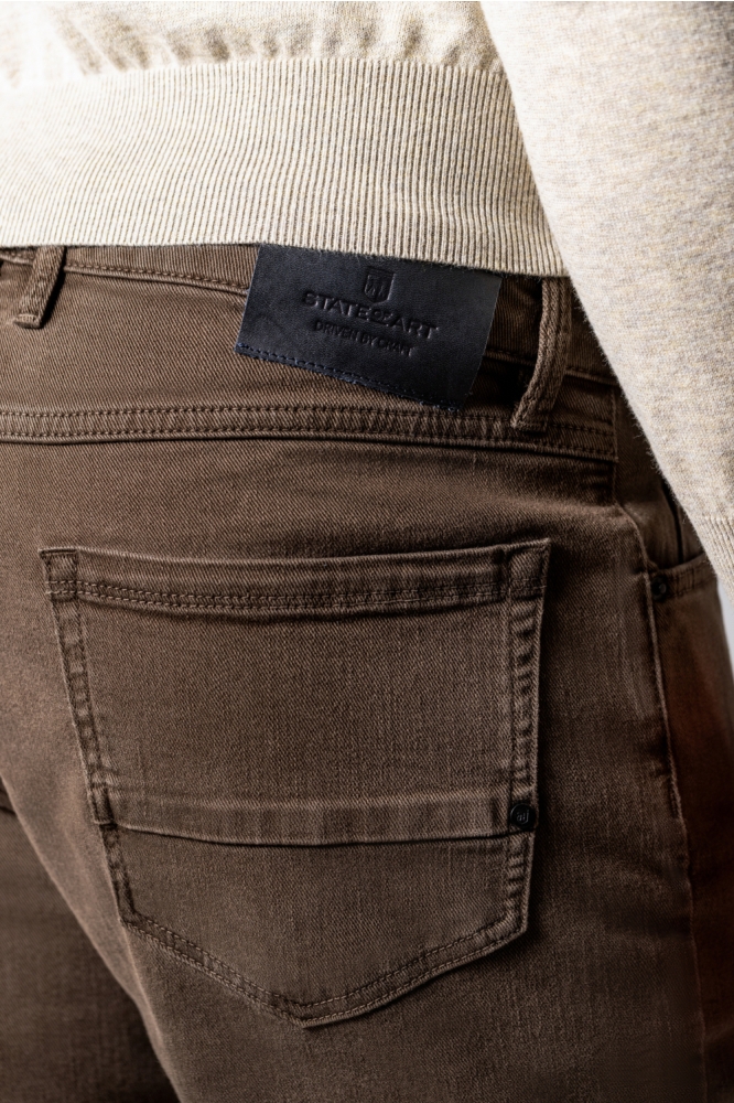 State of Art bruine heren broek | Kleurstaal