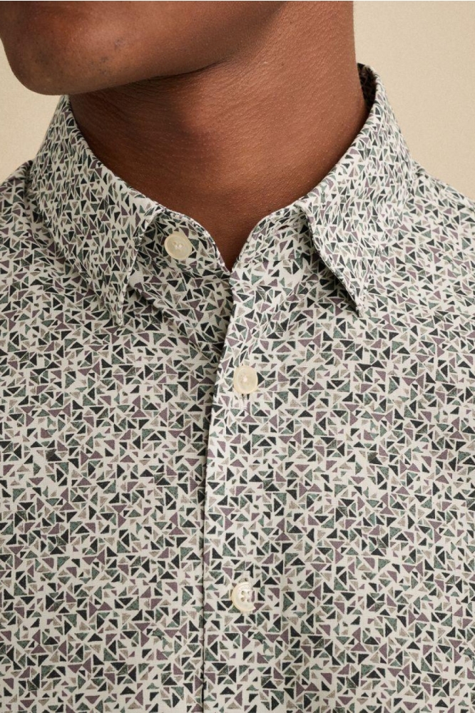 Vanguard witte heren overhemd | Close up