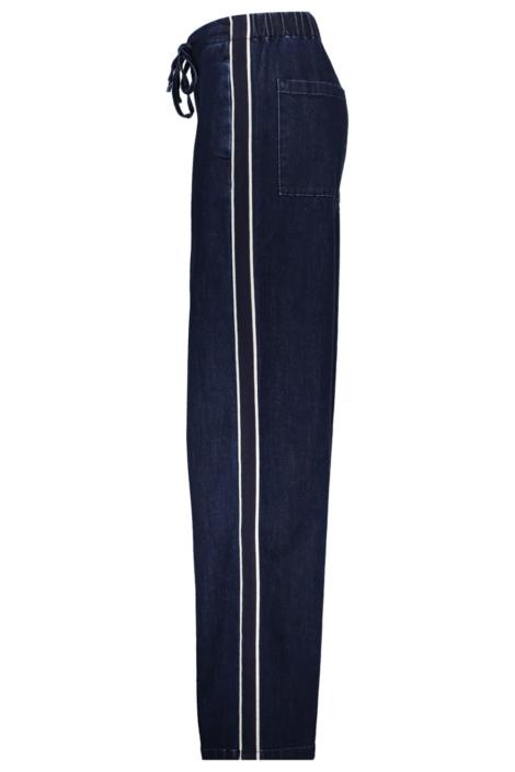 Geisha blauwe dames jeans | Zijaanzicht