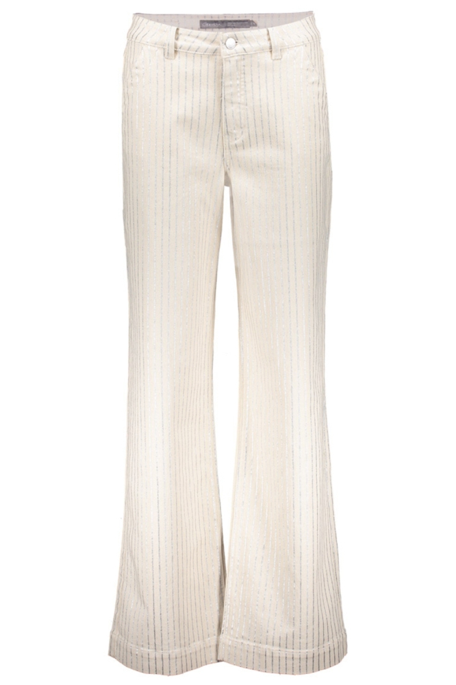 Geisha beige dames jeans | Vooraanzicht