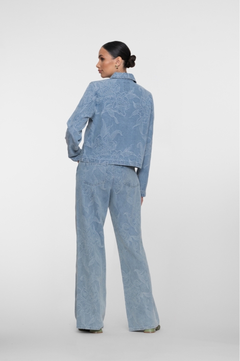 Geisha blauwe dames jeans | Model