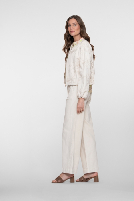 Geisha beige dames jeans | Model
