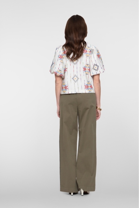 Geisha groene dames broek | Model