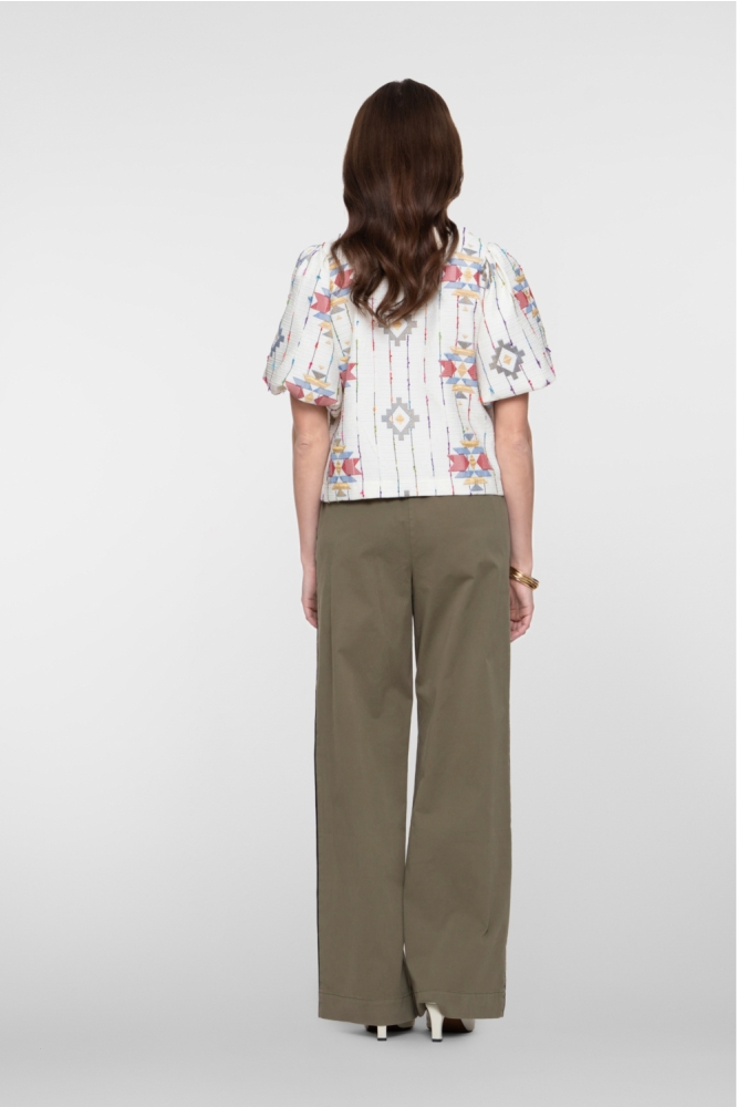 Geisha groene dames broek | Model