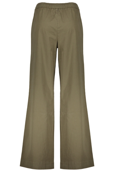 Geisha groene dames broek | Model achteraanzicht