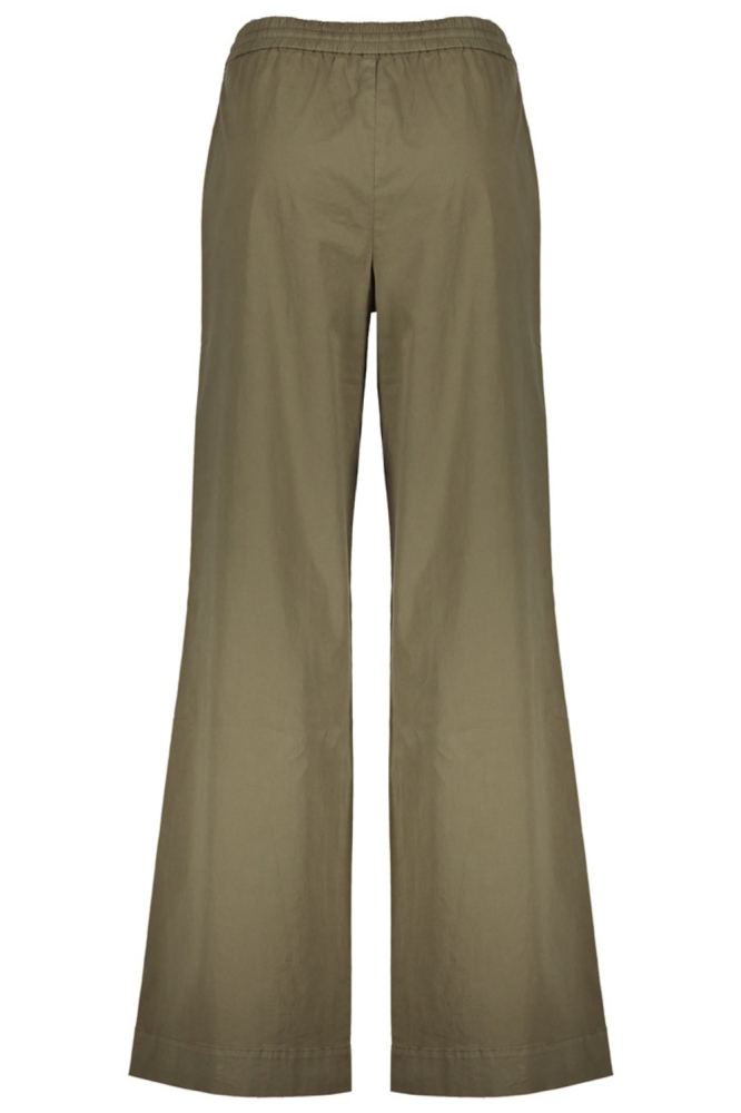Geisha groene dames broek | Model achteraanzicht