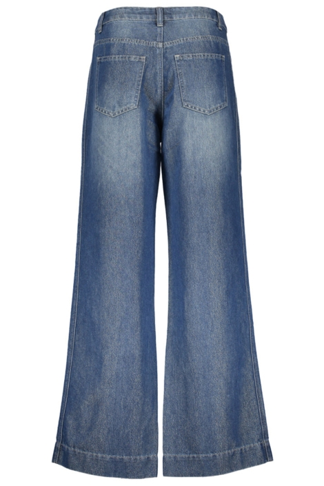 Geisha blauwe dames jeans | Achteraanzicht