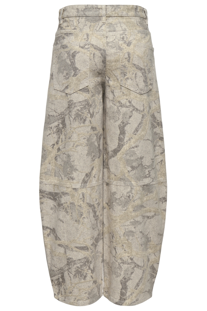 Only beige dames jeans | Achteraanzicht