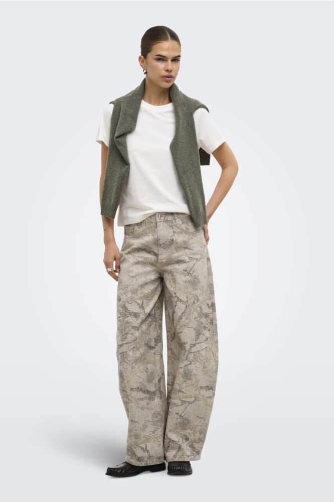 Only beige dames jeans | Model