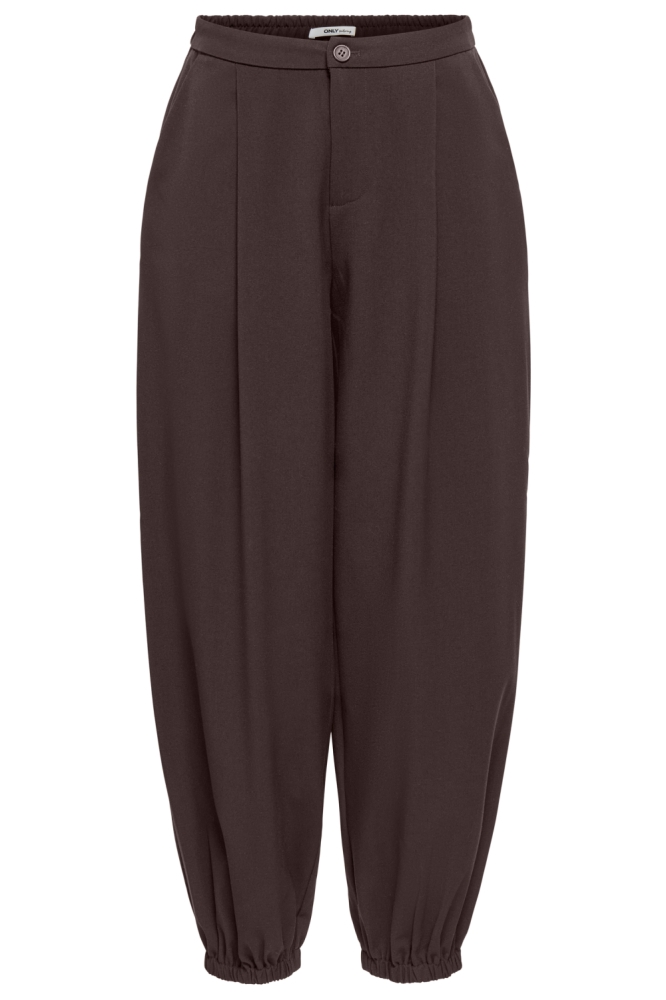 Only bruine dames broek | Vooraanzicht